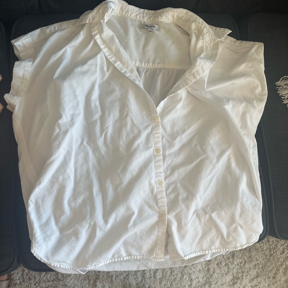 Madewell Size L White Button-Down